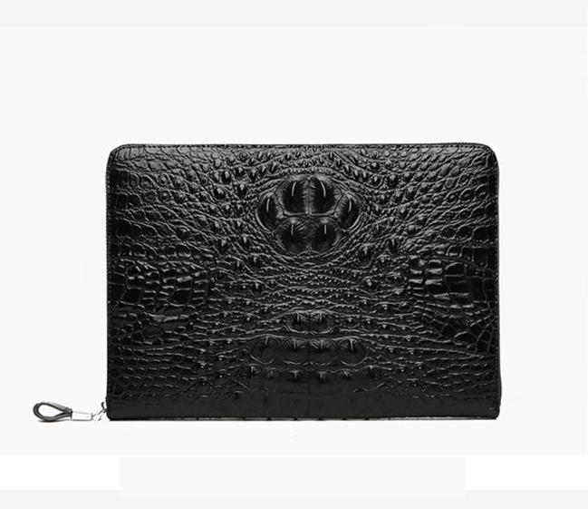 Clutch cầm tay da bò dập vân cá sấu CT25-D 13 Clutch cầm tay da bò dập vân cá sấu VOC01
