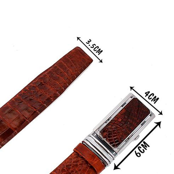 Mua dây lưng da cá sấu ST001, dây lung cá sấu thật