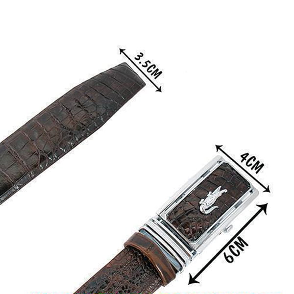 Thắt lưng da cá sấu ST 002, mua dây lưng cá sấu