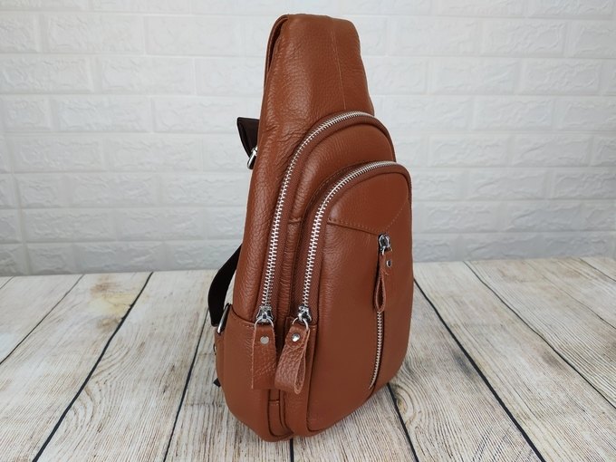 Túi đeo chéo, đeo ngực da bò xịn VTD12