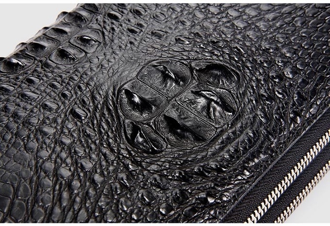 Clutch cầm tay da bò vân cá sấu CT20-D 9 Clutch cầm tay da bò vân cá sấu VOC60
