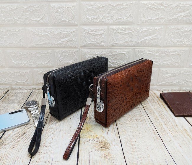 Clutch cầm tay giả da cá sấu CT19 12 Clutch cầm tay giả da cá sấu VOC30