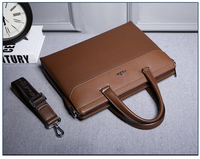 Giỏ xách da nam kiểu dáng Hàn Quốc VOP06