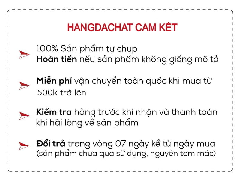 cam kết hàng da chất