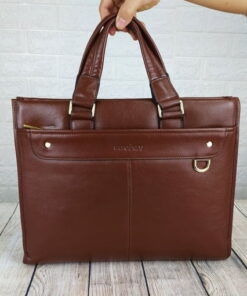 Cặp xách nam cao cấp màu nâu đỏ VOD24