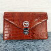 Clutch vân cá sấu khóa cài CT22-N