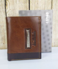 Ví da nam Cefiro viền chỉ nổi độc đáo DN49