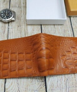 Ví gấp da bò dập vân cá sấu VDD04 9 vi gap da bo dap van ca sau vdd04 1