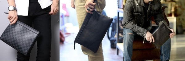 Cách cầm clutch cầm tay nam tính cho phái mạnh