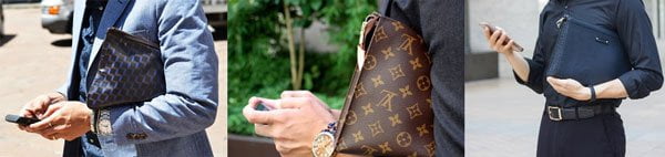 Cách cầm clutch cầm tay nam tính cho phái mạnh