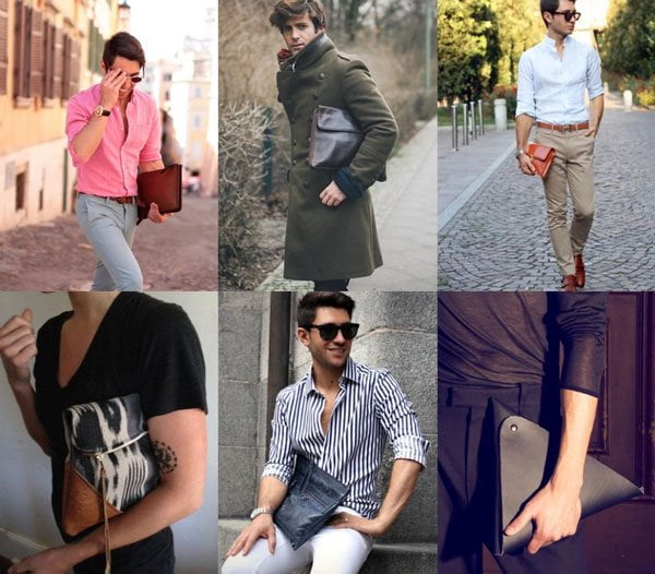 Cách cầm clutch cầm tay nam tính cho phái mạnh