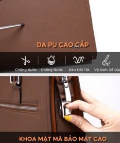 Cặp da khóa số sườn UT58-N